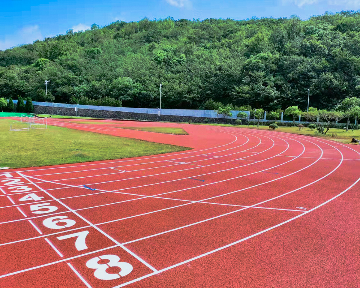Latest company case about Synthetic Running Track Project – Zhejiang Zhoushan Tourism & Health College, China