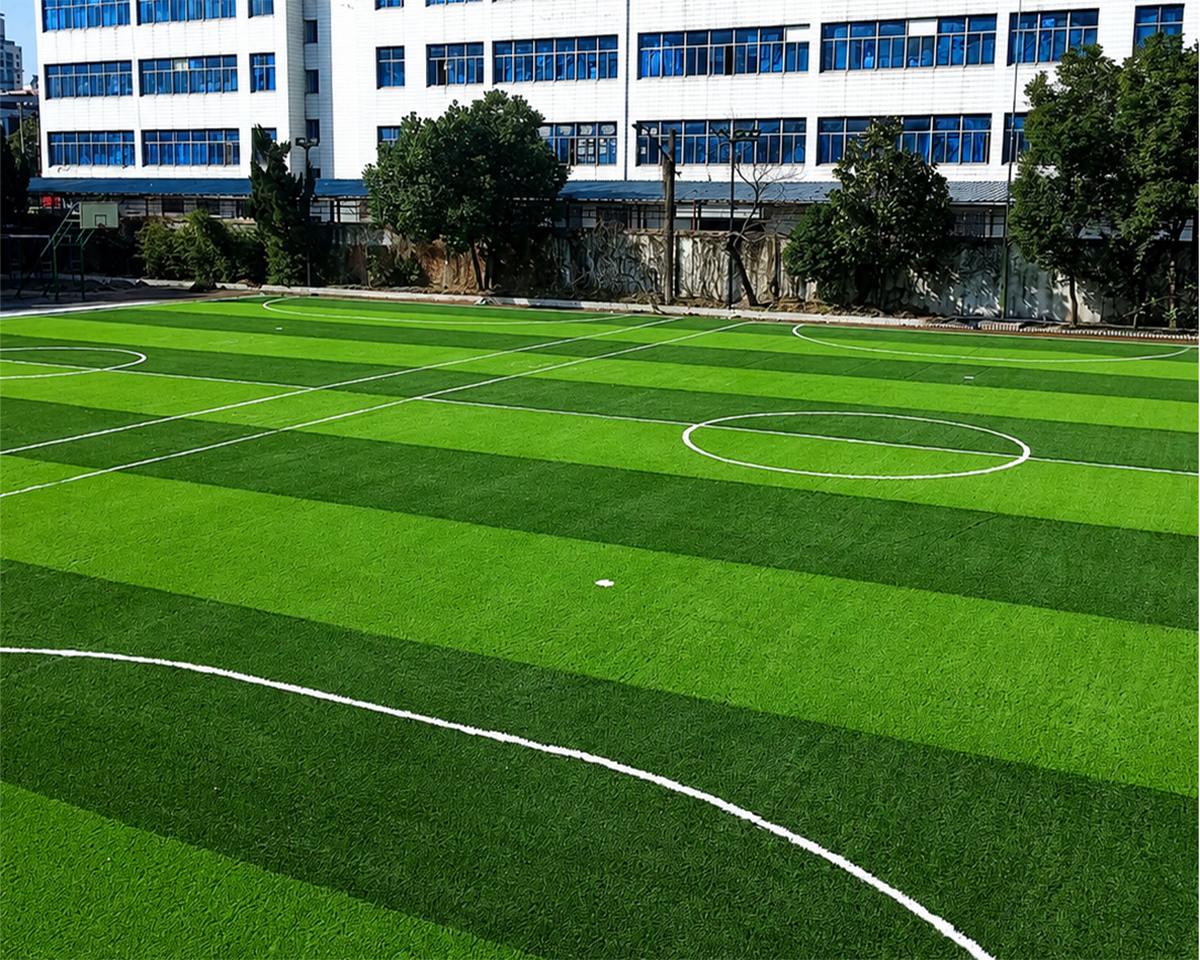 Latest company case about Artificial Turf Football Field Project – Ningbo Jiangdong Zhaohui School, China