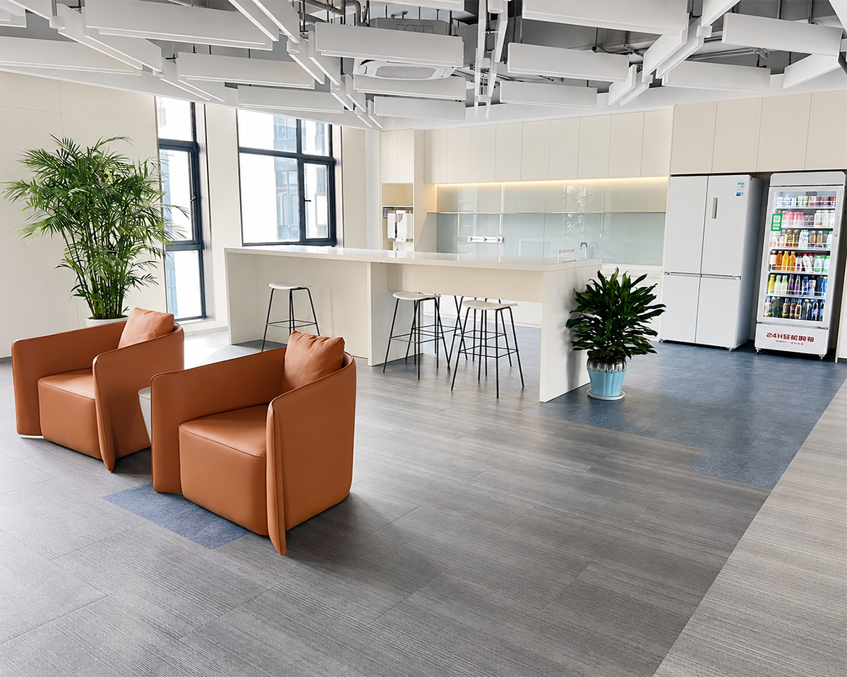 Latest company case about Commercial LVT Flooring Project in Ningbo, China