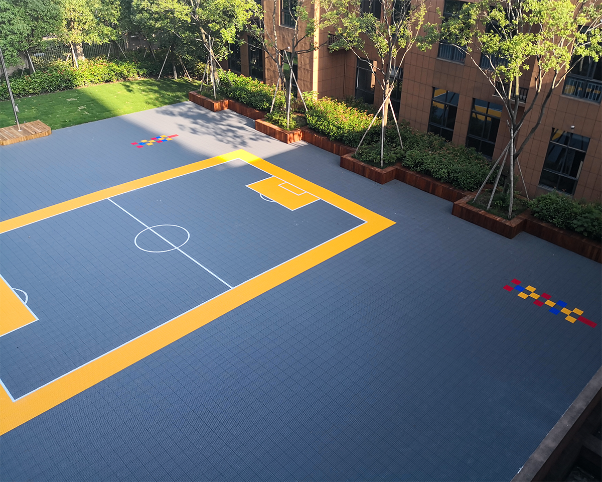 Latest company case about Kindergarten Interlocking Sports Flooring Project in China