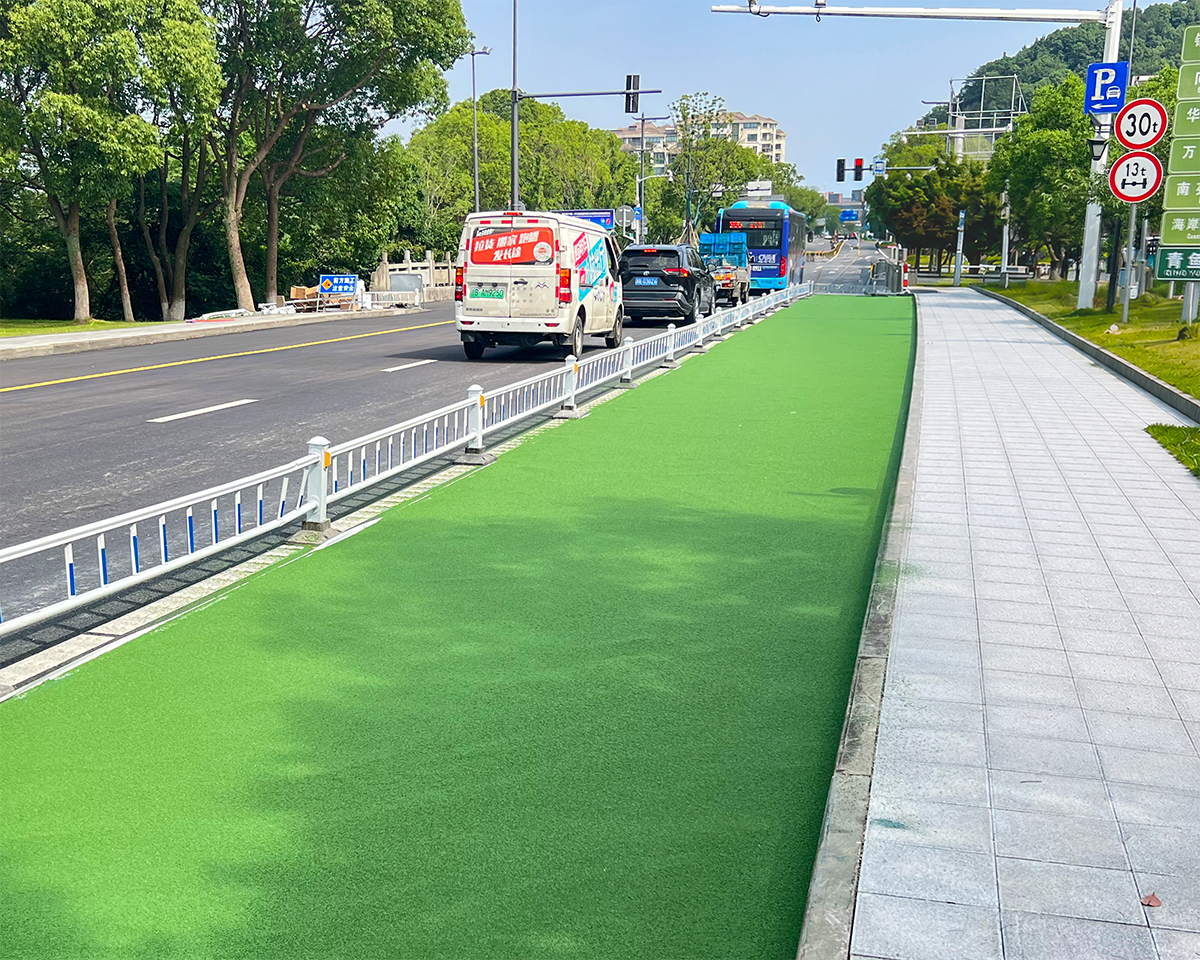 Latest company case about Ceramic Aggregate Anti-Slip Pavement Project in Ningbo, China
